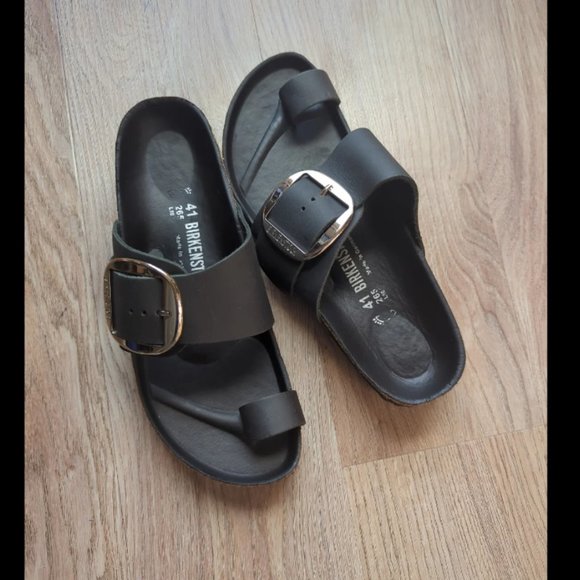 Birkenstock Miramar Big Buckle Toe Ring Sandals - Picture 3 of 9